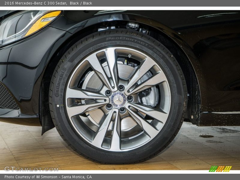 Black / Black 2016 Mercedes-Benz C 300 Sedan