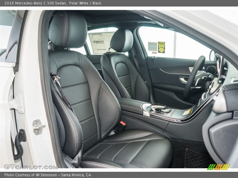 Polar White / Black 2016 Mercedes-Benz C 300 Sedan