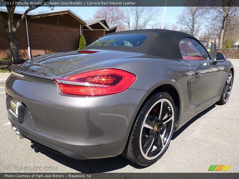 Agate Grey Metallic / Carrera Red Natural Leather 2013 Porsche Boxster S