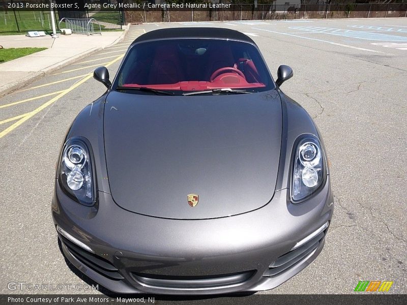 Agate Grey Metallic / Carrera Red Natural Leather 2013 Porsche Boxster S