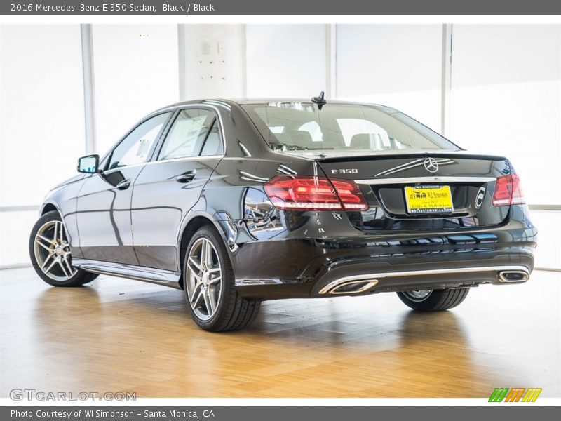 Black / Black 2016 Mercedes-Benz E 350 Sedan