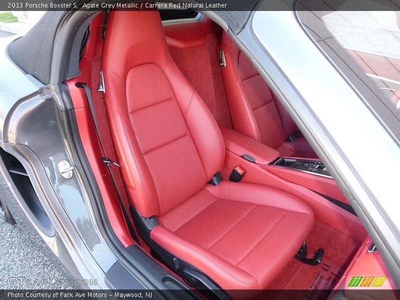 Agate Grey Metallic / Carrera Red Natural Leather 2013 Porsche Boxster S