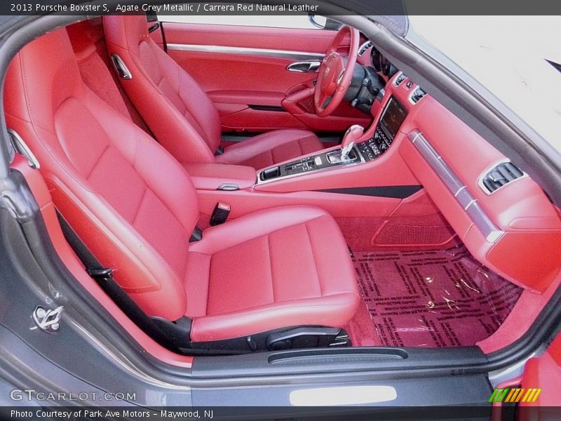 Agate Grey Metallic / Carrera Red Natural Leather 2013 Porsche Boxster S