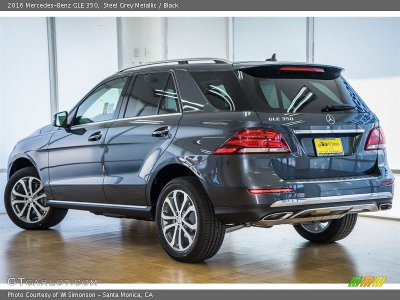 Steel Grey Metallic / Black 2016 Mercedes-Benz GLE 350