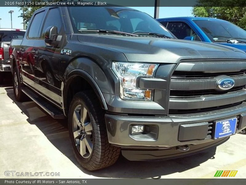 Magnetic / Black 2016 Ford F150 Lariat SuperCrew 4x4