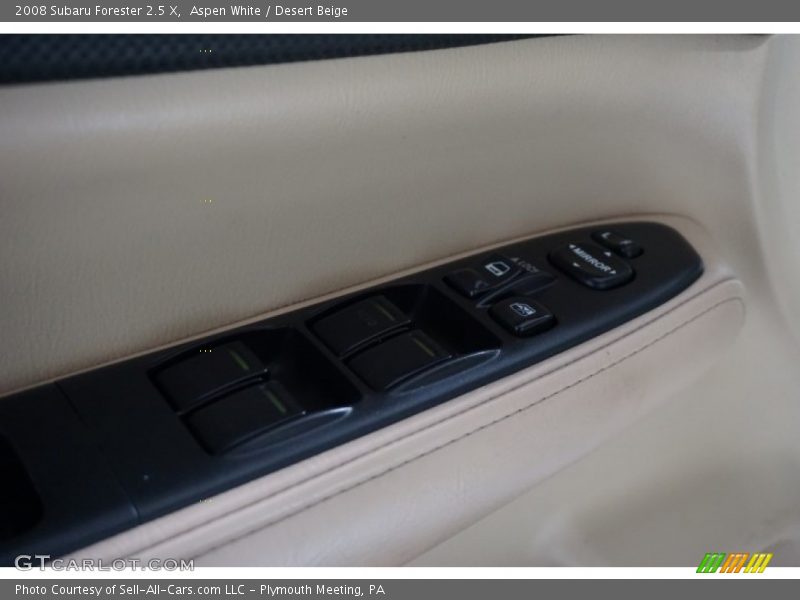 Aspen White / Desert Beige 2008 Subaru Forester 2.5 X