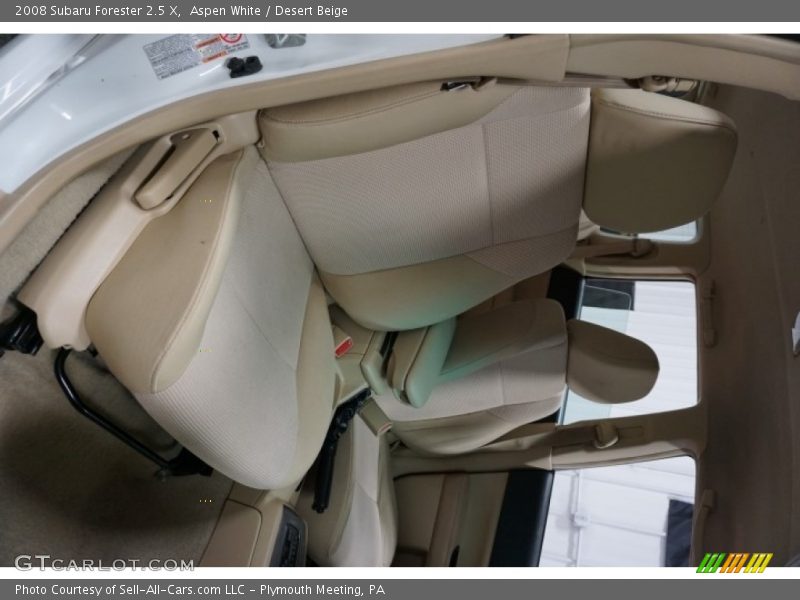 Aspen White / Desert Beige 2008 Subaru Forester 2.5 X