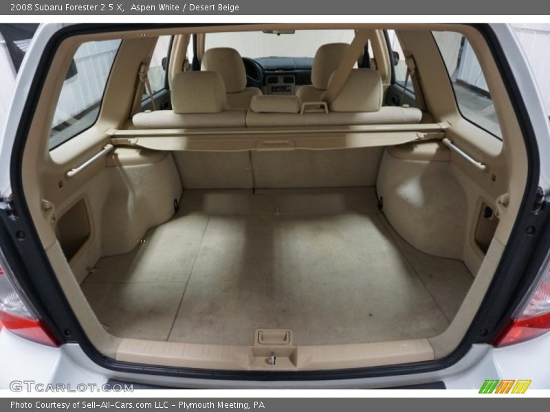 Aspen White / Desert Beige 2008 Subaru Forester 2.5 X