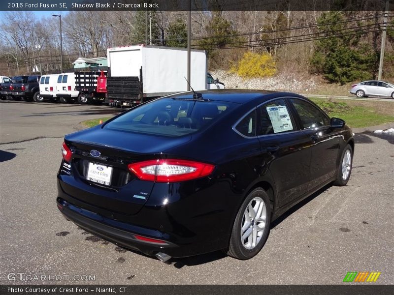 Shadow Black / Charcoal Black 2016 Ford Fusion SE