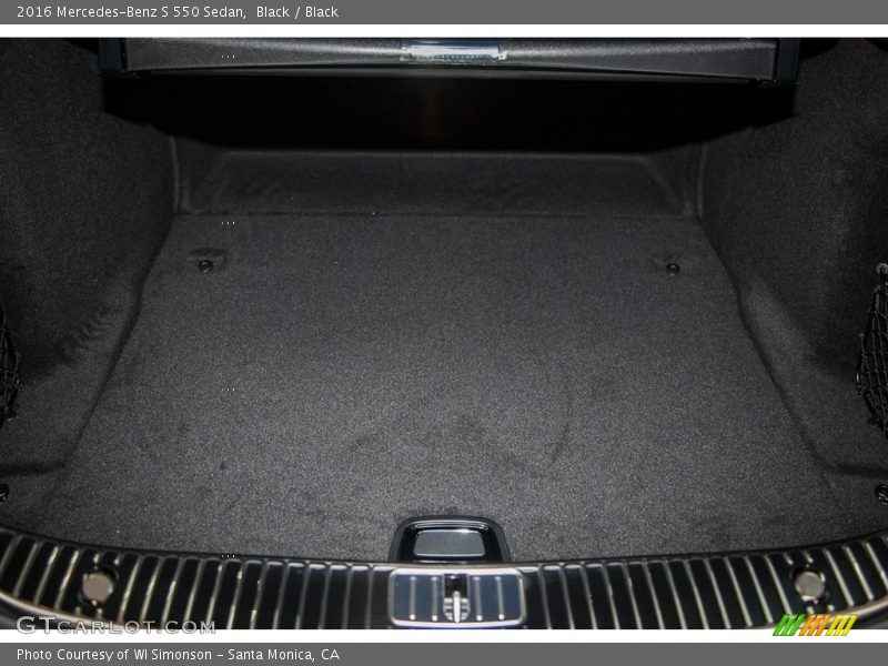 Black / Black 2016 Mercedes-Benz S 550 Sedan