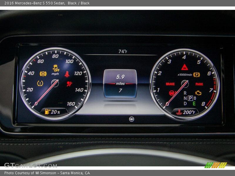 Black / Black 2016 Mercedes-Benz S 550 Sedan