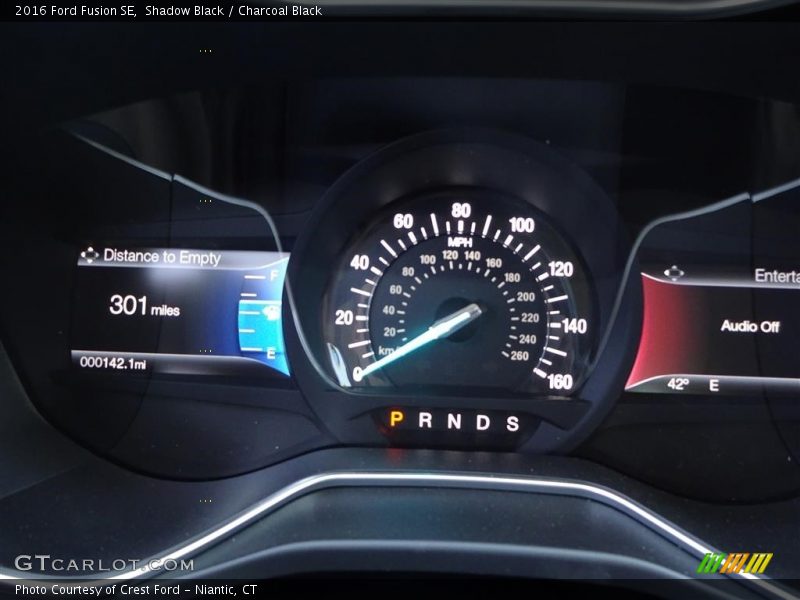 Shadow Black / Charcoal Black 2016 Ford Fusion SE