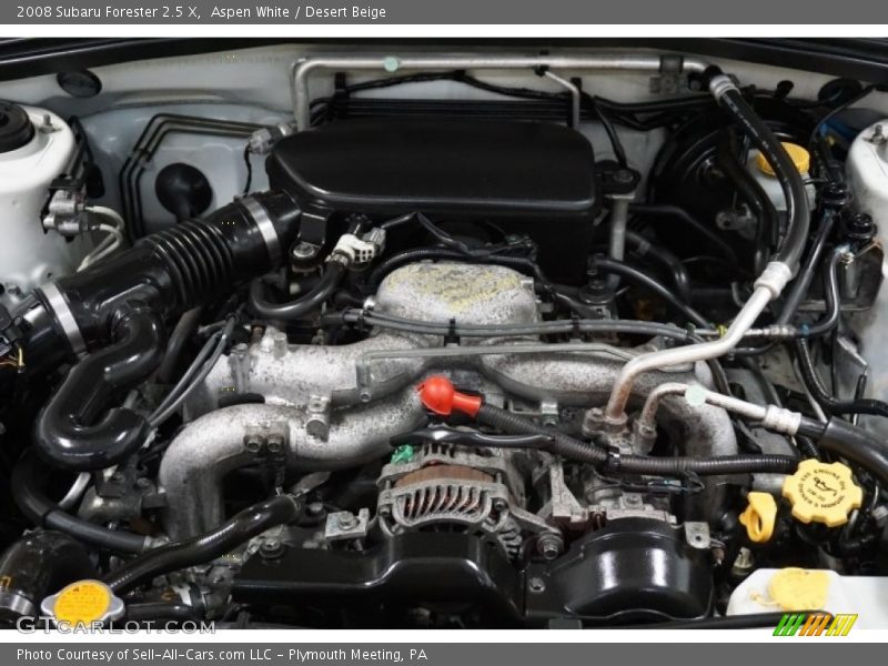 Aspen White / Desert Beige 2008 Subaru Forester 2.5 X
