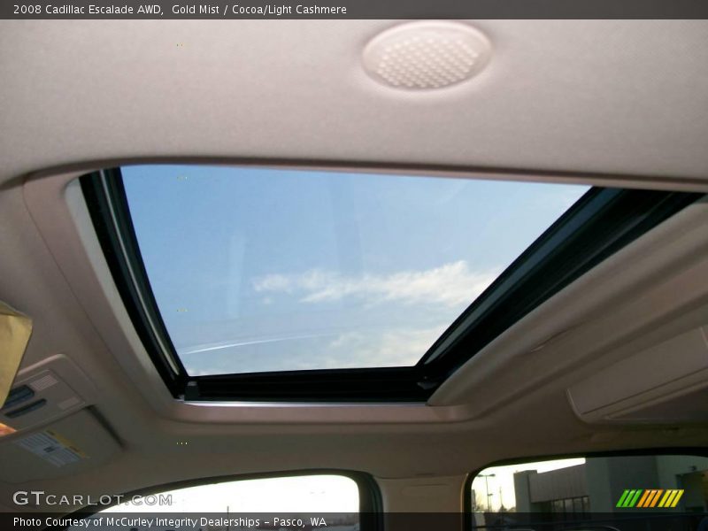 Gold Mist / Cocoa/Light Cashmere 2008 Cadillac Escalade AWD
