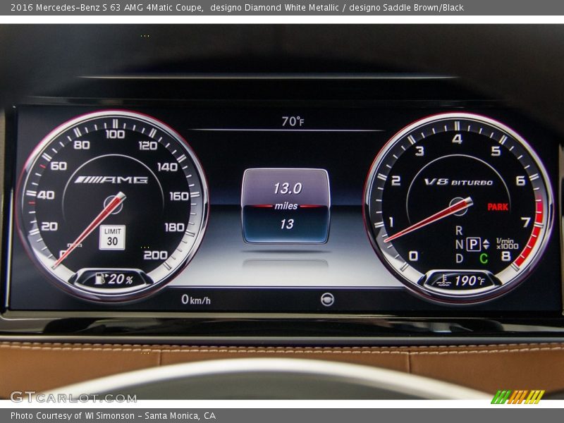  2016 S 63 AMG 4Matic Coupe 63 AMG 4Matic Coupe Gauges
