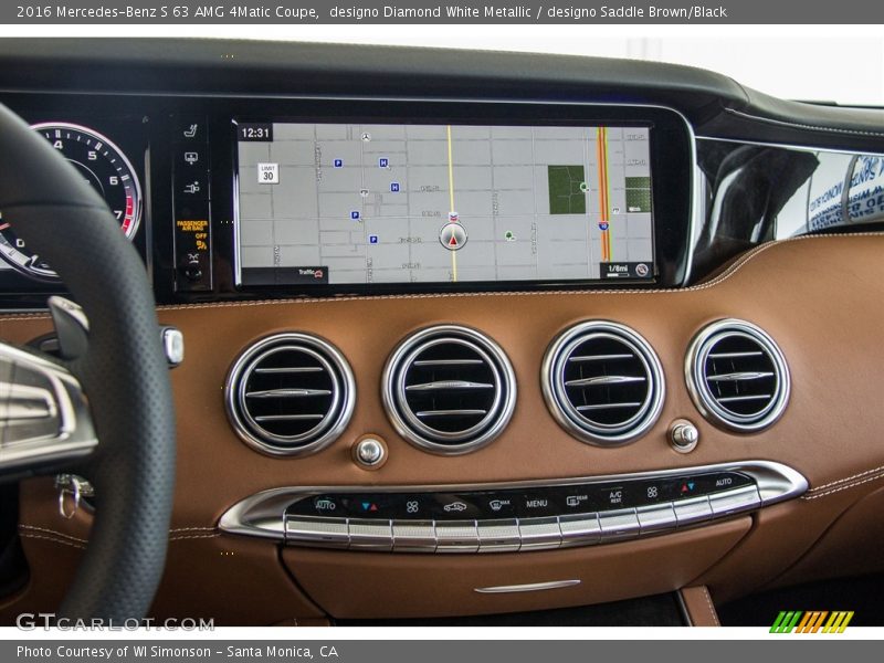 Navigation of 2016 S 63 AMG 4Matic Coupe