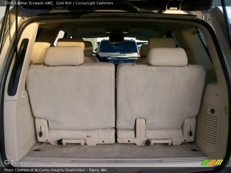 Gold Mist / Cocoa/Light Cashmere 2008 Cadillac Escalade AWD