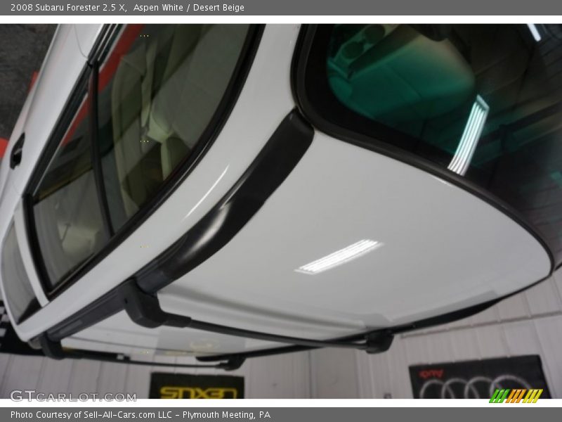Aspen White / Desert Beige 2008 Subaru Forester 2.5 X