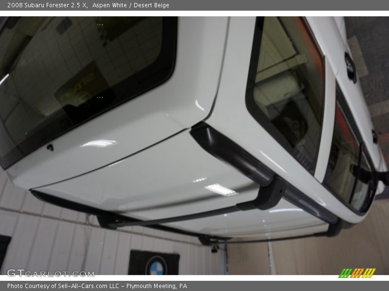 Aspen White / Desert Beige 2008 Subaru Forester 2.5 X