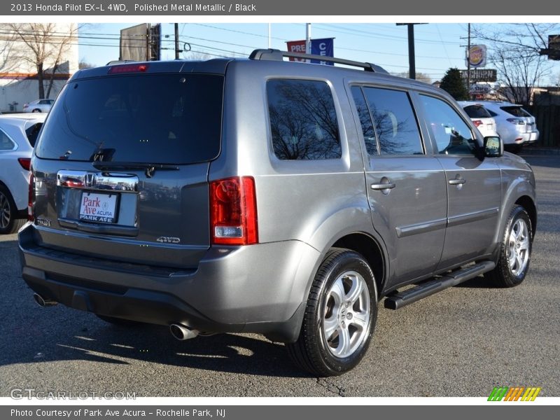 Polished Metal Metallic / Black 2013 Honda Pilot EX-L 4WD