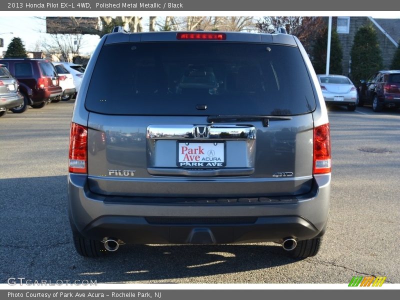 Polished Metal Metallic / Black 2013 Honda Pilot EX-L 4WD