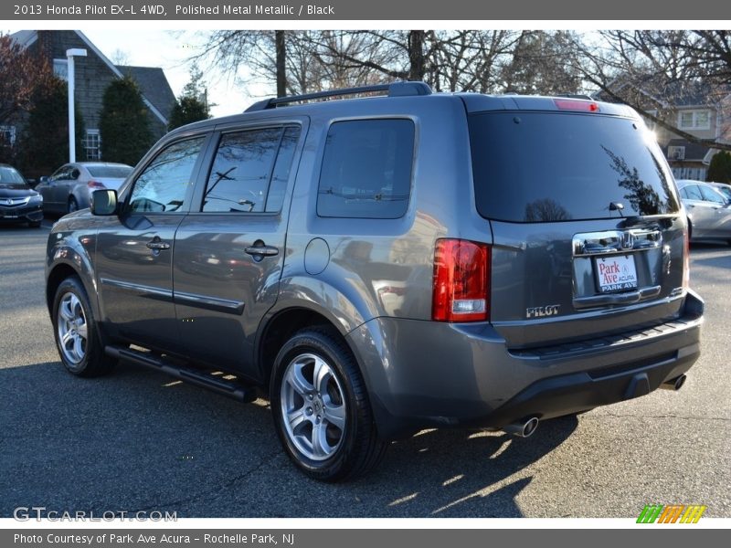 Polished Metal Metallic / Black 2013 Honda Pilot EX-L 4WD