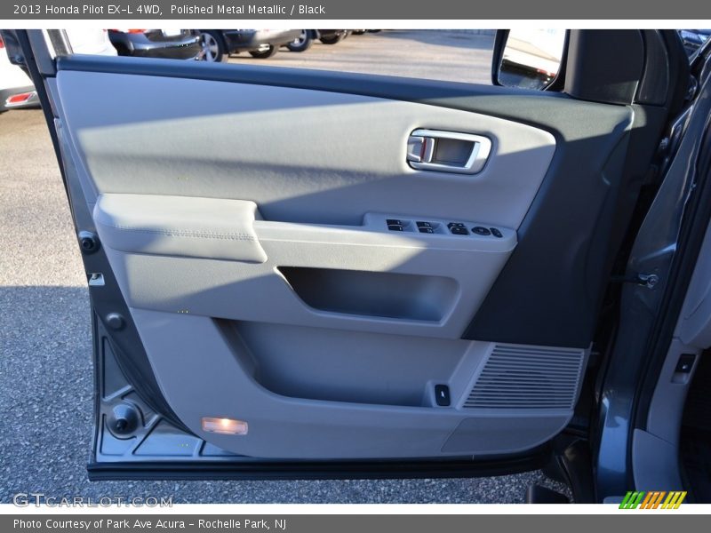 Polished Metal Metallic / Black 2013 Honda Pilot EX-L 4WD