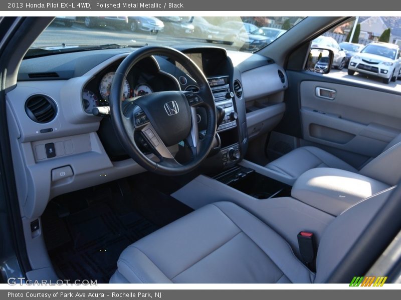 Polished Metal Metallic / Black 2013 Honda Pilot EX-L 4WD