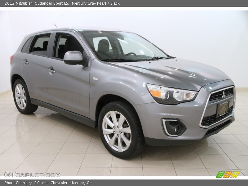 Mercury Gray Pearl / Black 2013 Mitsubishi Outlander Sport ES