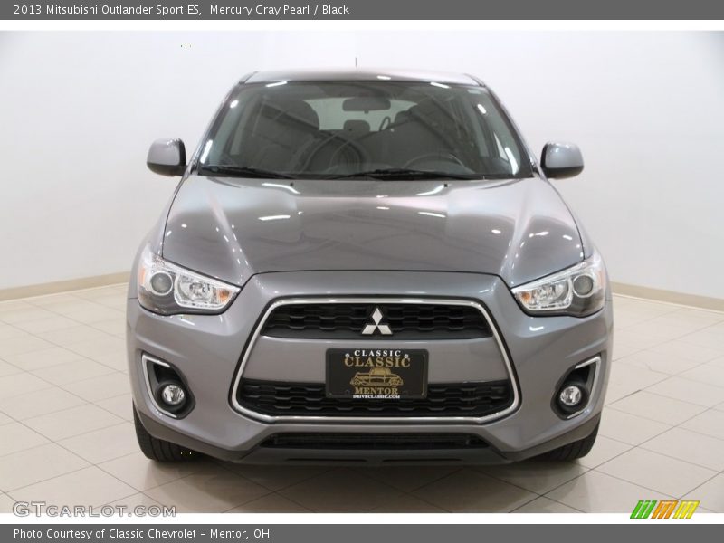 Mercury Gray Pearl / Black 2013 Mitsubishi Outlander Sport ES