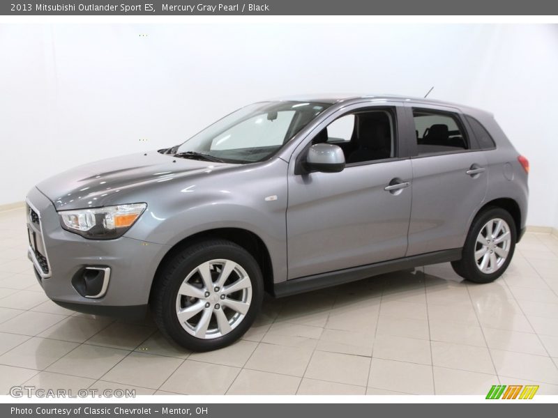 Mercury Gray Pearl / Black 2013 Mitsubishi Outlander Sport ES