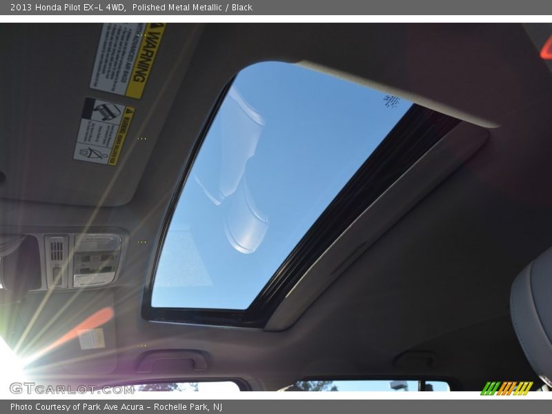 Polished Metal Metallic / Black 2013 Honda Pilot EX-L 4WD