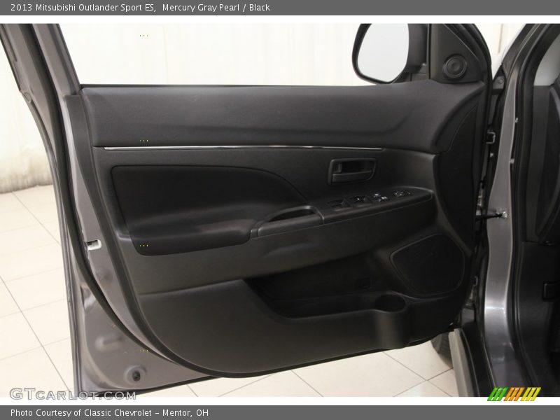 Mercury Gray Pearl / Black 2013 Mitsubishi Outlander Sport ES