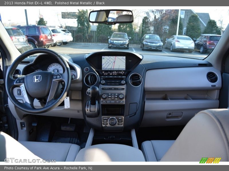 Polished Metal Metallic / Black 2013 Honda Pilot EX-L 4WD