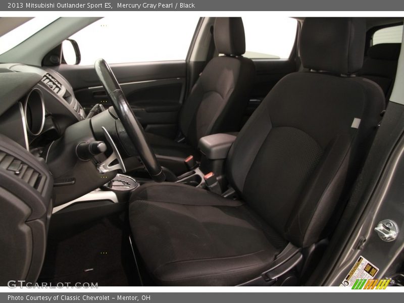 Mercury Gray Pearl / Black 2013 Mitsubishi Outlander Sport ES