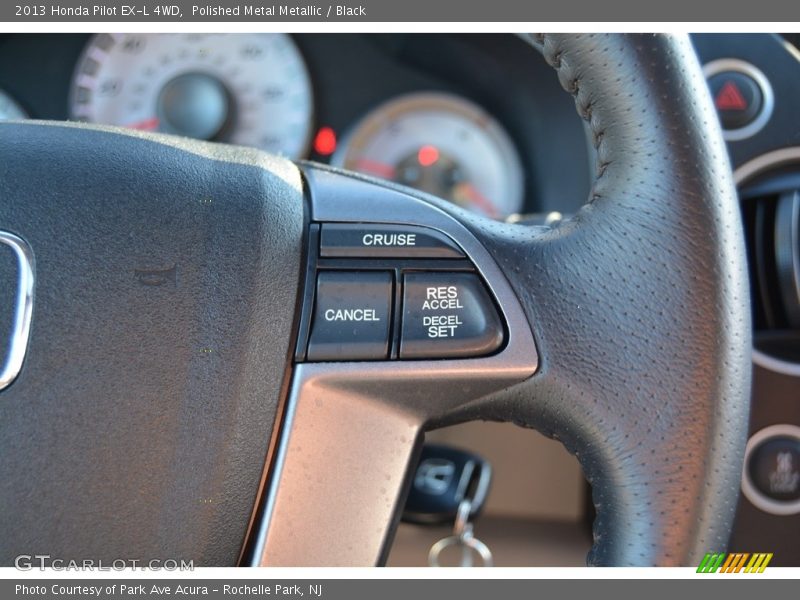 Polished Metal Metallic / Black 2013 Honda Pilot EX-L 4WD