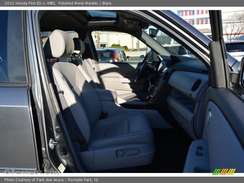 Polished Metal Metallic / Black 2013 Honda Pilot EX-L 4WD
