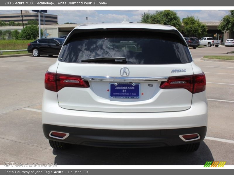White Diamond Pearl / Ebony 2016 Acura MDX Technology