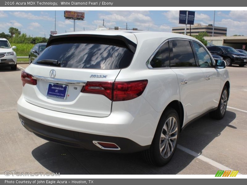 White Diamond Pearl / Ebony 2016 Acura MDX Technology