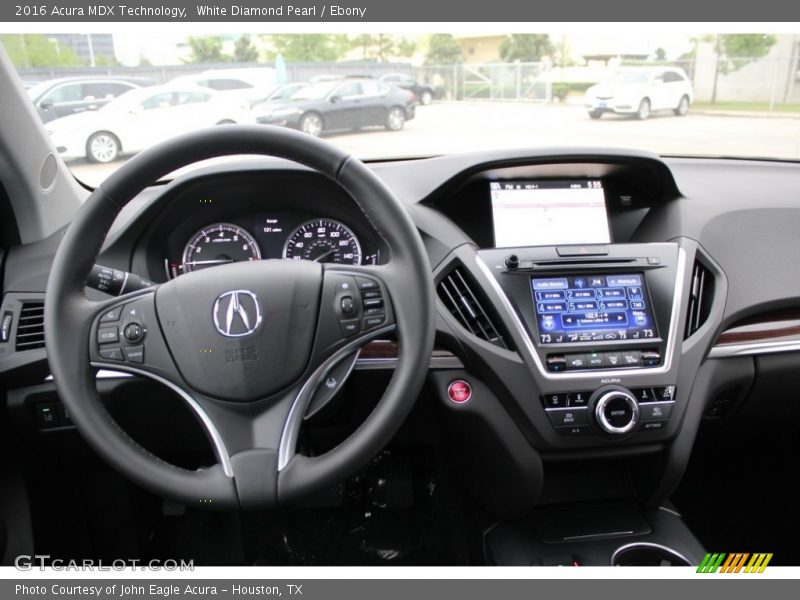 White Diamond Pearl / Ebony 2016 Acura MDX Technology