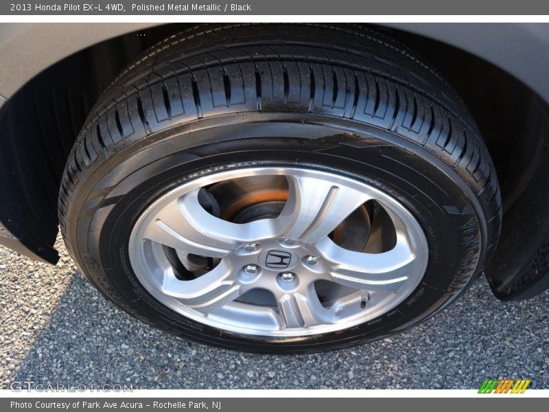 Polished Metal Metallic / Black 2013 Honda Pilot EX-L 4WD