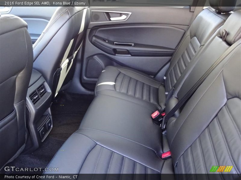 Kona Blue / Ebony 2016 Ford Edge SEL AWD