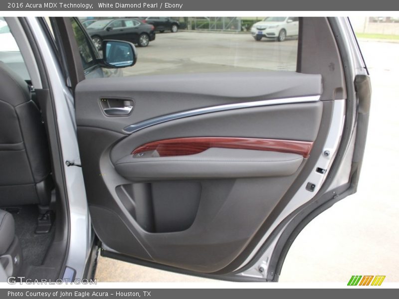 White Diamond Pearl / Ebony 2016 Acura MDX Technology