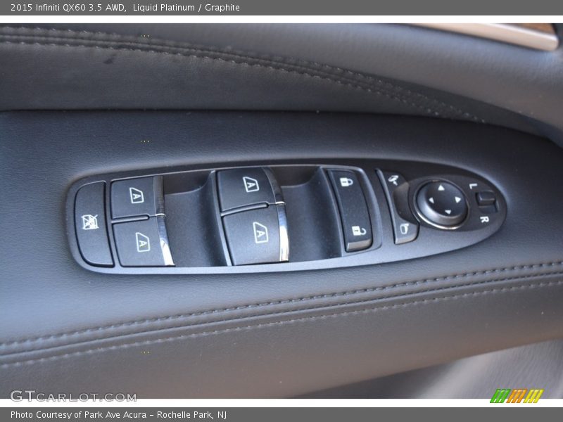 Liquid Platinum / Graphite 2015 Infiniti QX60 3.5 AWD
