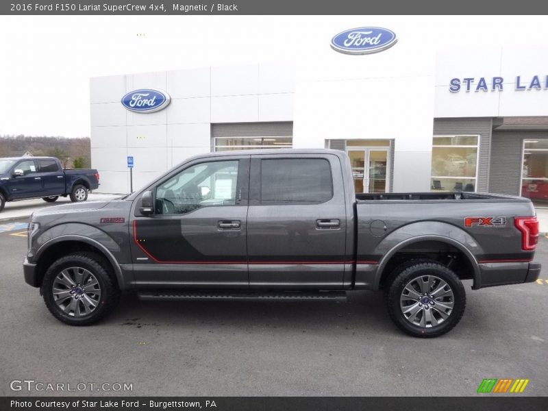 Magnetic / Black 2016 Ford F150 Lariat SuperCrew 4x4
