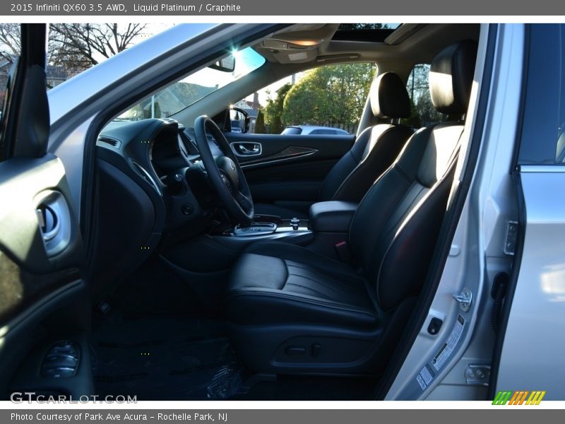 Liquid Platinum / Graphite 2015 Infiniti QX60 3.5 AWD
