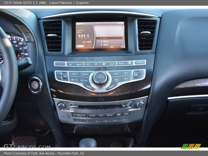 Liquid Platinum / Graphite 2015 Infiniti QX60 3.5 AWD