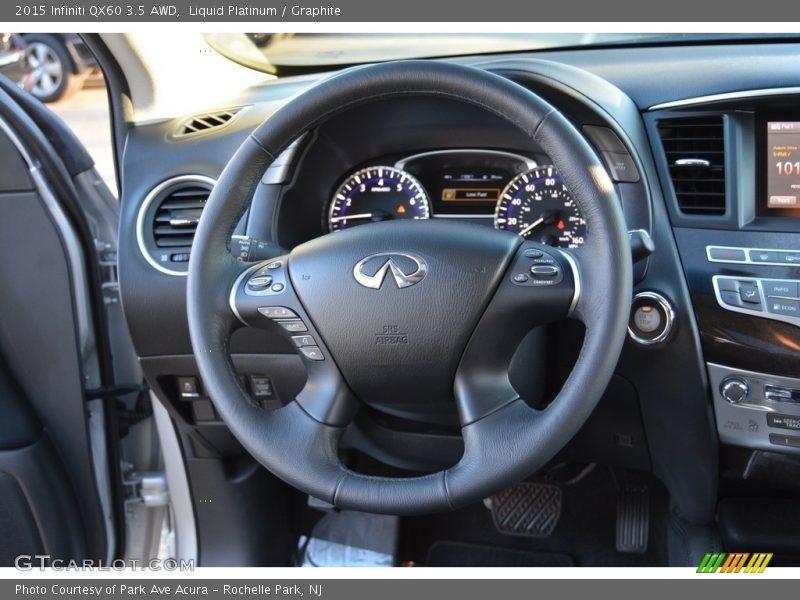 Liquid Platinum / Graphite 2015 Infiniti QX60 3.5 AWD