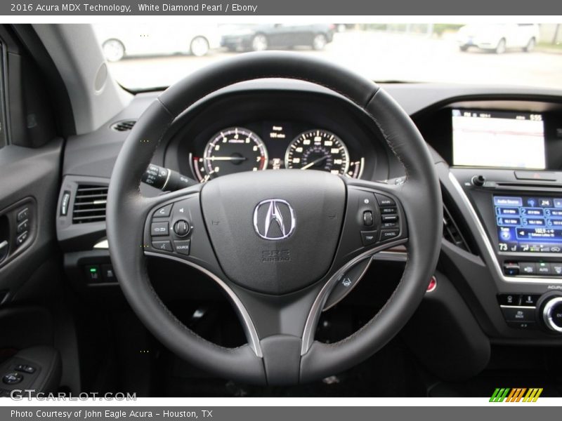 White Diamond Pearl / Ebony 2016 Acura MDX Technology