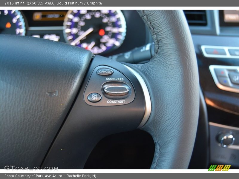 Liquid Platinum / Graphite 2015 Infiniti QX60 3.5 AWD